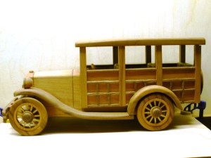 Made of cherry and walnut